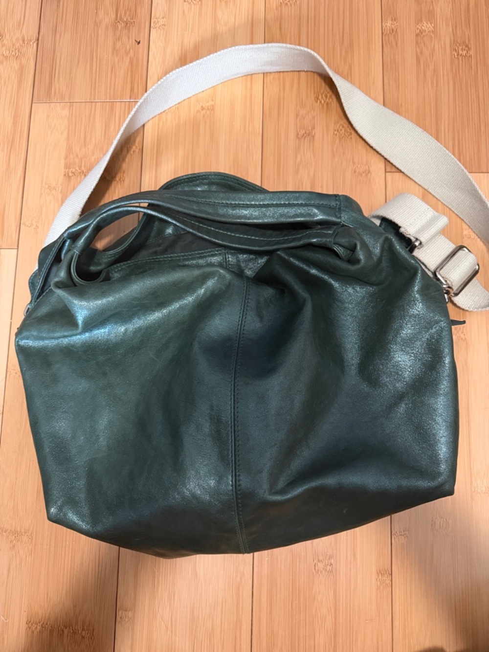 Vintage Furla Green Leather Purse